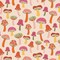Fabric Michael Miller Whisper Mushroom Medley Feelin' Groovy by the Quarter Yard DCX12469-WHIS-D